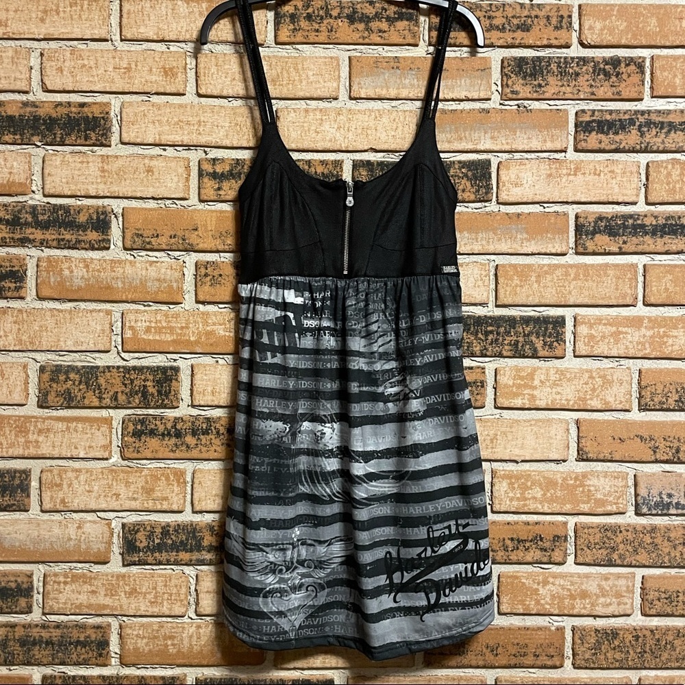 Harley Davidson Spaghettini Strap Mini Dress Women’s S